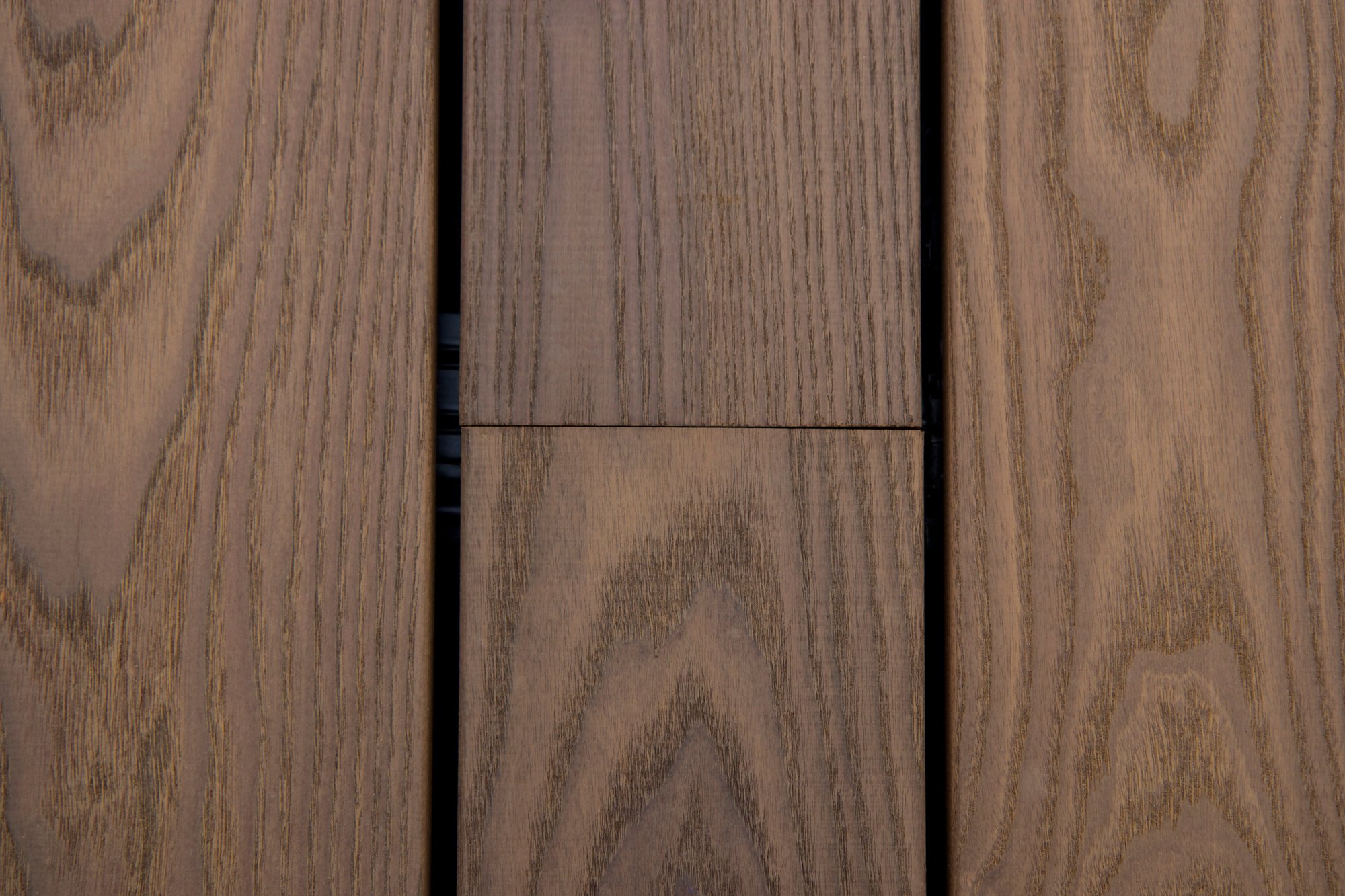 Dark Wood Decking Boards